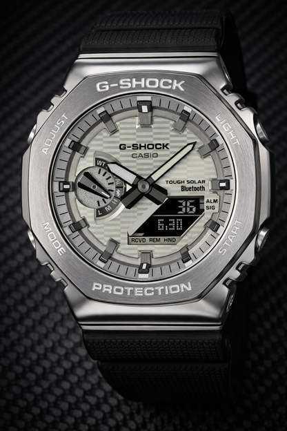 Casio G-Shock Tough Solar Bluetooth Analog-Digital Watch with Stainless Steel Case
