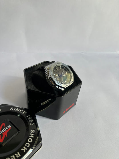 Casio G-Shock Tough Solar Bluetooth Analog-Digital Watch with Stainless Steel Case