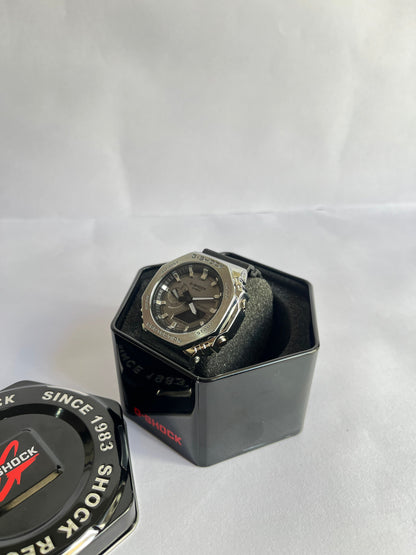 Casio G-Shock Tough Solar Bluetooth Analog-Digital Watch with Stainless Steel Case